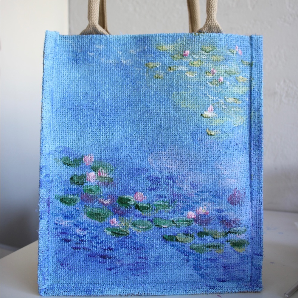 Monet Water Lilies Tote